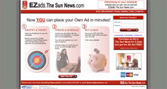 Desktop Screenshot of ezads.thesunnews.com